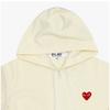 Comme Des Gar Ons Hoodie Play Rode Hart Wapen Bijl T172 051