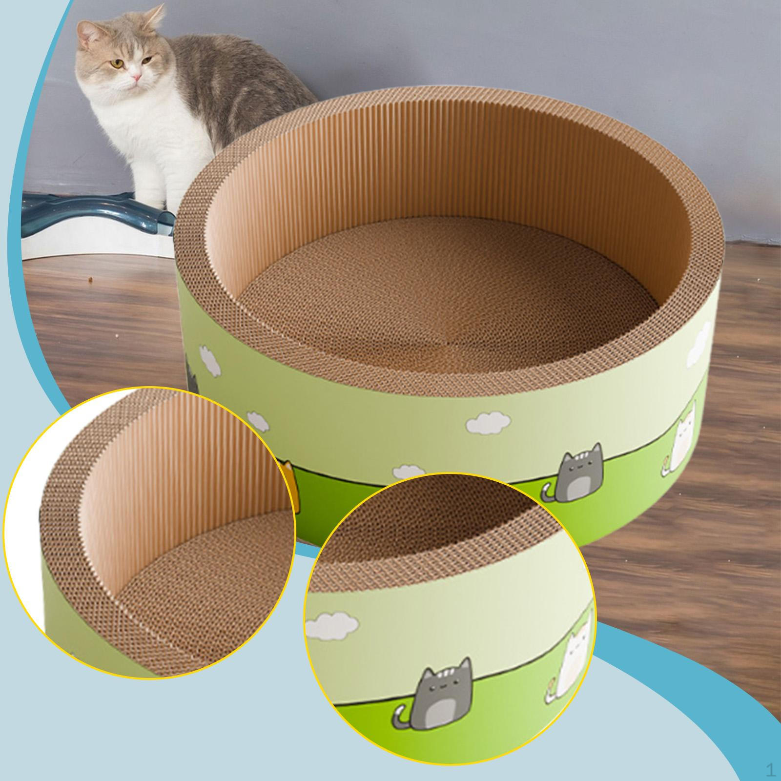 

Кровать-когтеточка для кошек, дышащая, износостойкая, противоскользящая, коврик-царапка, гнездо, принадлежности для Round