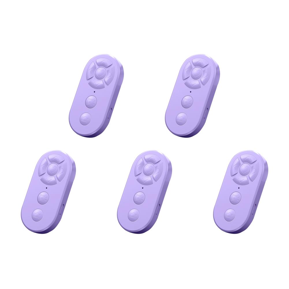 1-5Pcs 7 Buttons Wireless Phone Selfie Photo Shutter For Tiktok Video Page Turner Rechargeable Bluetooths Remote Controller
