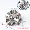 Pipe Fitting Connector, Fit 1 Inch(25mm) OD Pipe Stainless Steel Structural Pipe Connector Chain Link Fence Clamp