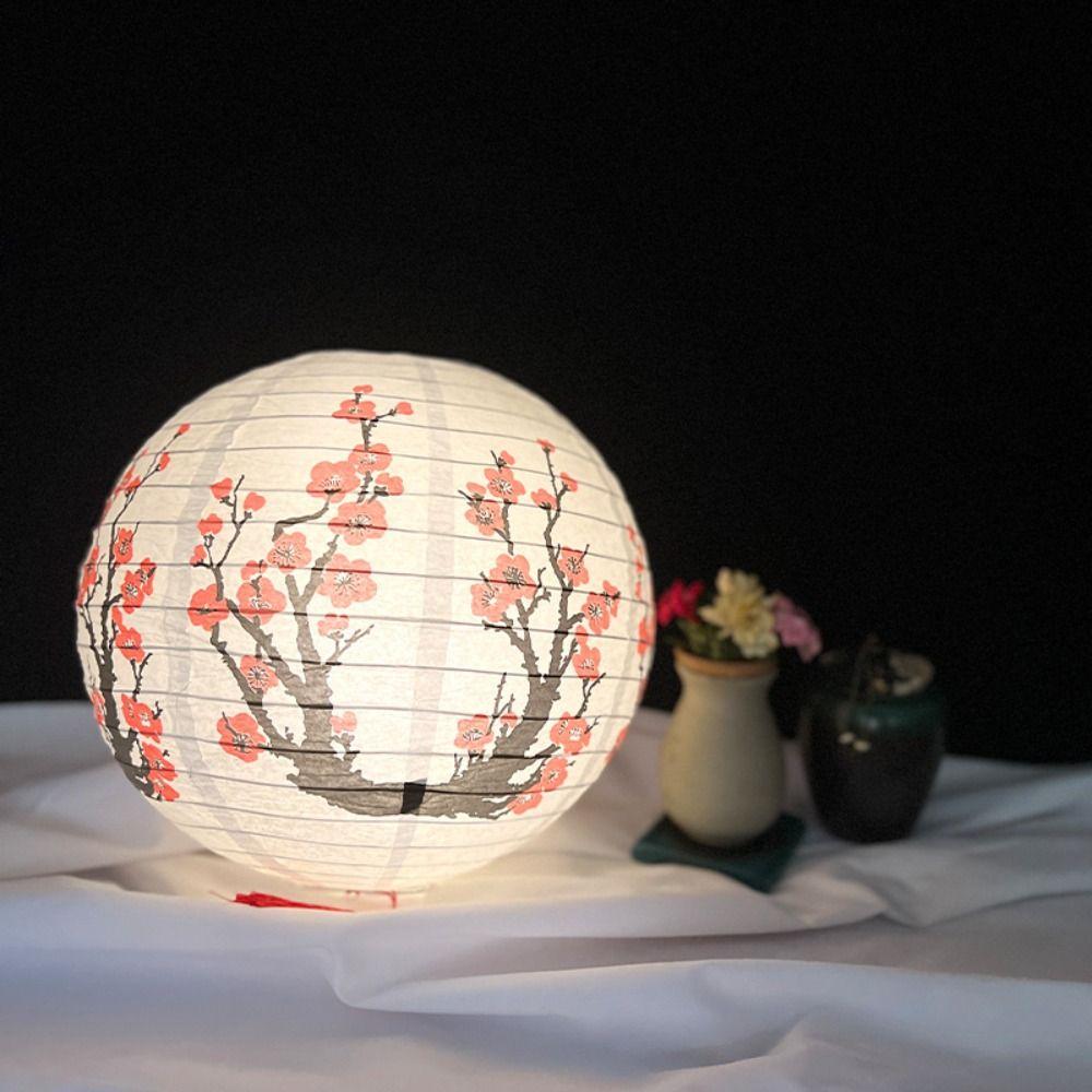 Round Paper Lamp Lampshade Hanging Lantern Ball Holiday Supplies Paper Lantern Festival