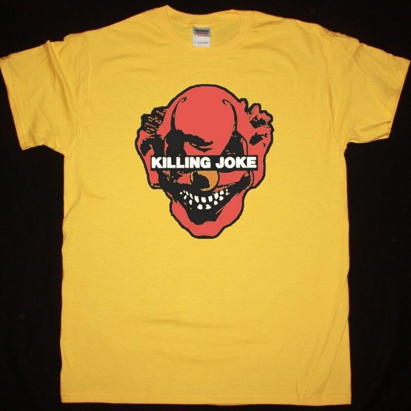 KILLING JOKE CLOWN Retro Heavy Cotton Yellow All Size T Shirt TU425 M