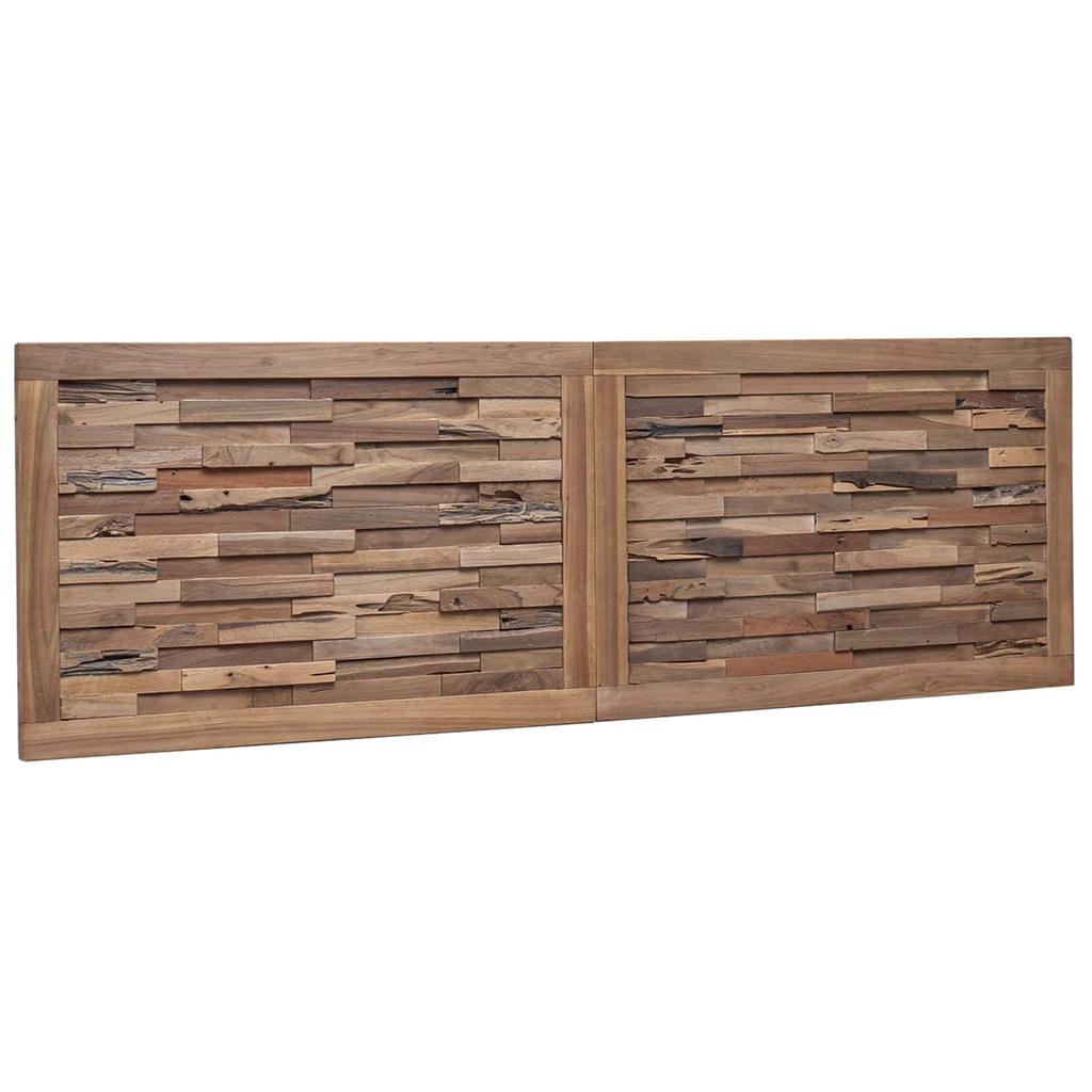 Bed Headboard Natural Solid Teak Wood
