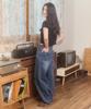 KIRSH Wide-Fit Denim Pants With Pocket Ribbon Detail [Blue]