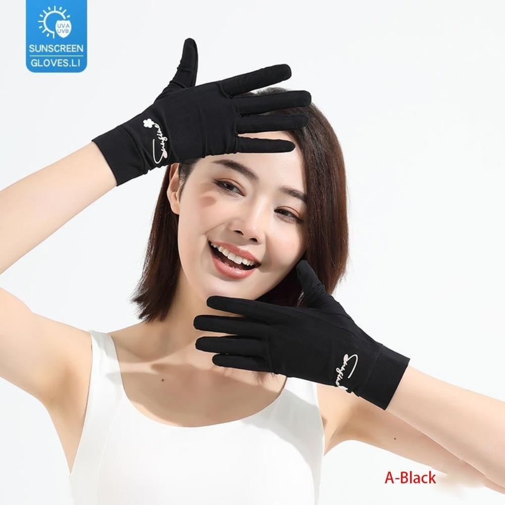 Anti-UV Sunscreen Gloves Flip Finger Riding Driving Gloves New Driving Mittens Outdoor Sports