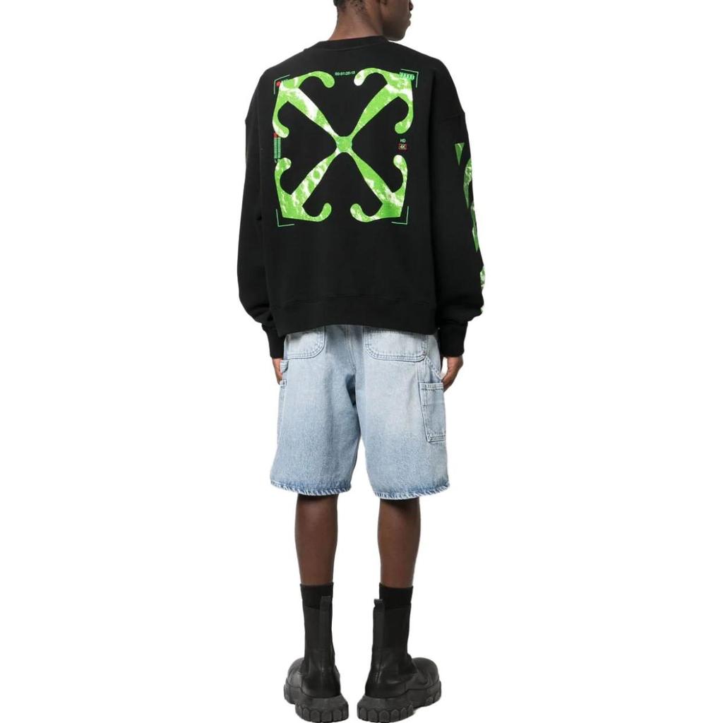 OFF WHITE Sweatshirt Men's Black OMBA054F23FLE0081050