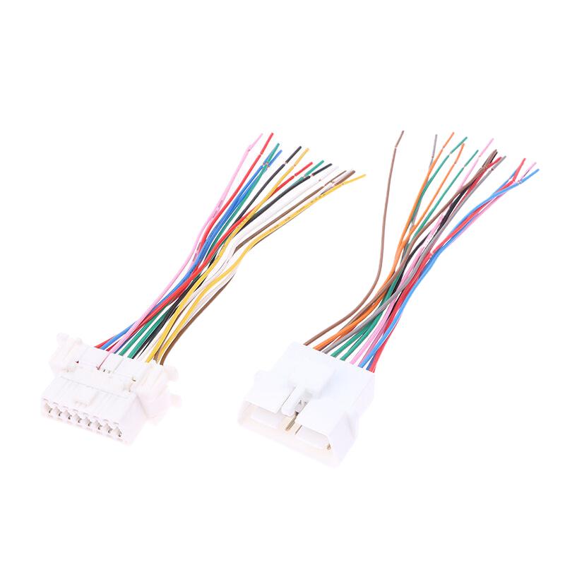 

1Pc 18Cm Color Wires Car Diagnostic Cable Obd2 16Pin To Opening Extension Female Interface Connector Female Opening