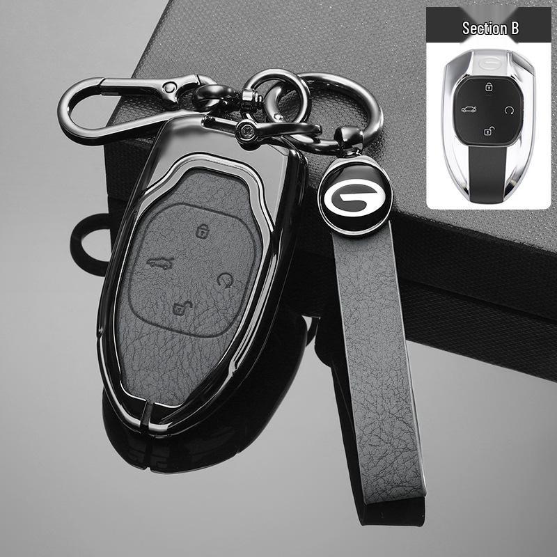 Compatible Key Case for GAC Trumpchi GS8, M8, Master, Shadow Leopard, GS4, Shadow Speed, GS3, Shadow Cool - J16 Shell Buckle