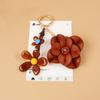 New Cross-border High-end Multi-layer Camellia Bag Pendant Acrylic Flower Car Hanging Keychain Accessories Pendant