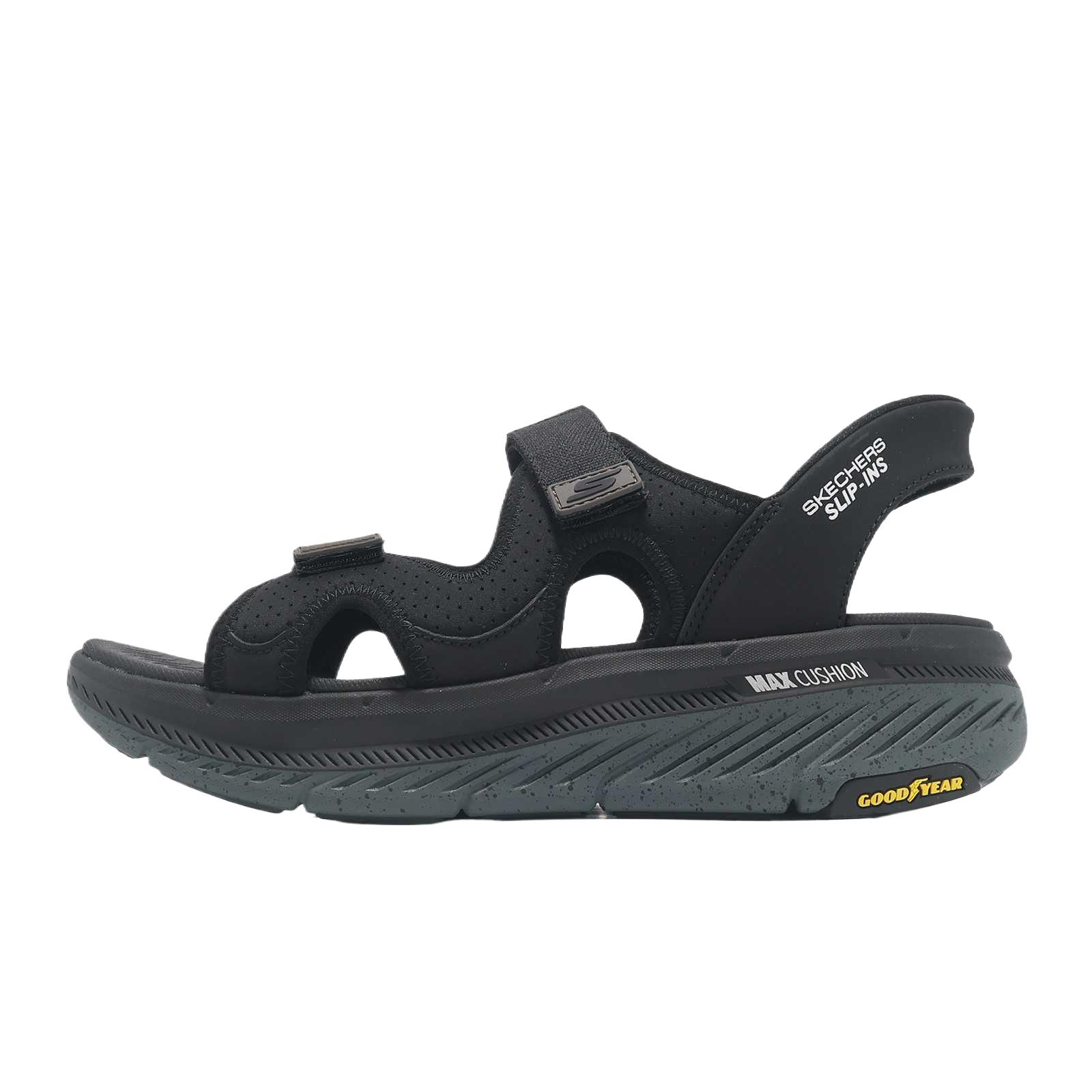 Skechers Max Cushioning Premier 2.0 Fashionable Comfortable Slide Sandals Men sandals Black 229217BKCC 41