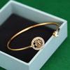 Irregular Geometry Metal Adjustable New Design Gold Plated Mobius Bracelet Women's Luxury Gifts Bracelet for Women Punk Jewelry