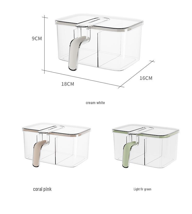 High-End Kitchen Seasoning Box: 4-in-1 Integrated Spice Jars for Salt, Sugar, and MSG