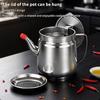Stainless Steel Filter Oil Pot Stainless Steel Household Leak-Proof Wine Pot Pouring Oil Bottle Seasoning Tank Kitchen Tool
