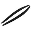 2 Pcs Headlight Eyebrow Glossy Black Trim Front Left Right Decoration for 3 Series Coupe E92 2006‑2012