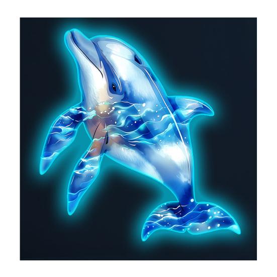 Glow In The Dark Dolphin Toilet Stickers, Waterproof PVC Bathroom Wall Decals, Self-Adhesive Kids Toilet Seat Decor, Removable Luminous Bathroom