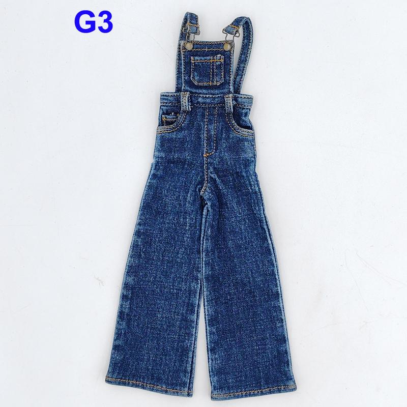 

Для куклы Блайз Одежда Джинсы на лямках для кукол Ob24 Ob22 Azone Наряд Брюки