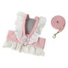Rabbit Harness And Leash Set Soft Breathable Polyester For Small Pet Outdoor Walking Comfortable Escape Proof Vest B03E