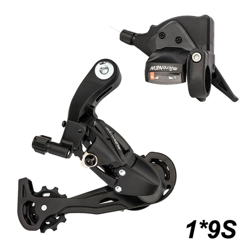ZTTO MTB 9 Speed Set 1X9 Shifter Rear Derailleur 9V 50T Cassette K7 Sprocket Parts For m370 m430 m590 DEORE Single Crank System