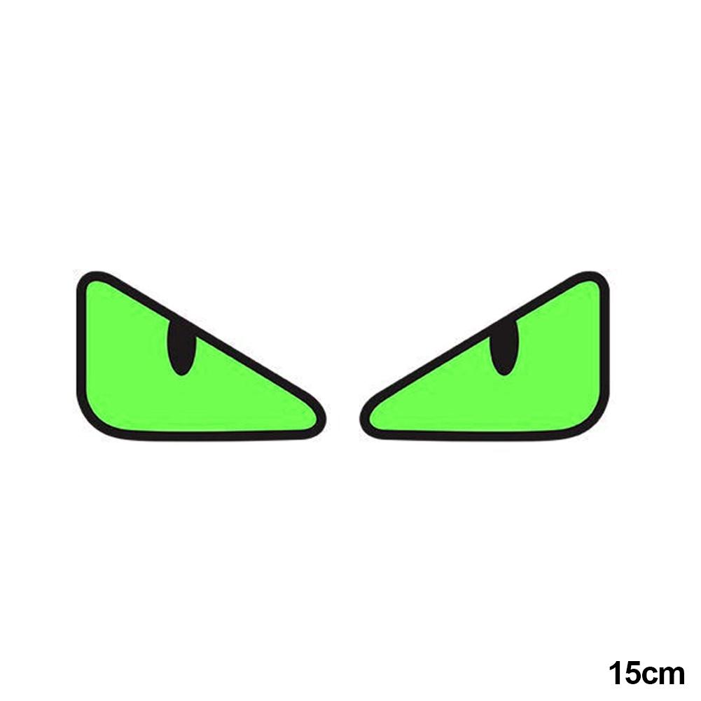 2Pcs Motorcycle Devil Eye Sticker Waterproof Helmet Sticker for Motorbike Car Window Body Decoration Stickers Decals Vinyl