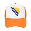 Bosnia Flag Symbol Casual Baseball Cap  Kpop Rock Sun Hats Summer Hot Sale Couple Women Yk Cute Baseball Caps