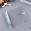 Waterproof Ledger Soft Cover Book A7/A6 Binder Clear A6 Budget Binder Soft Notebook Transparent Shell Office Supplies