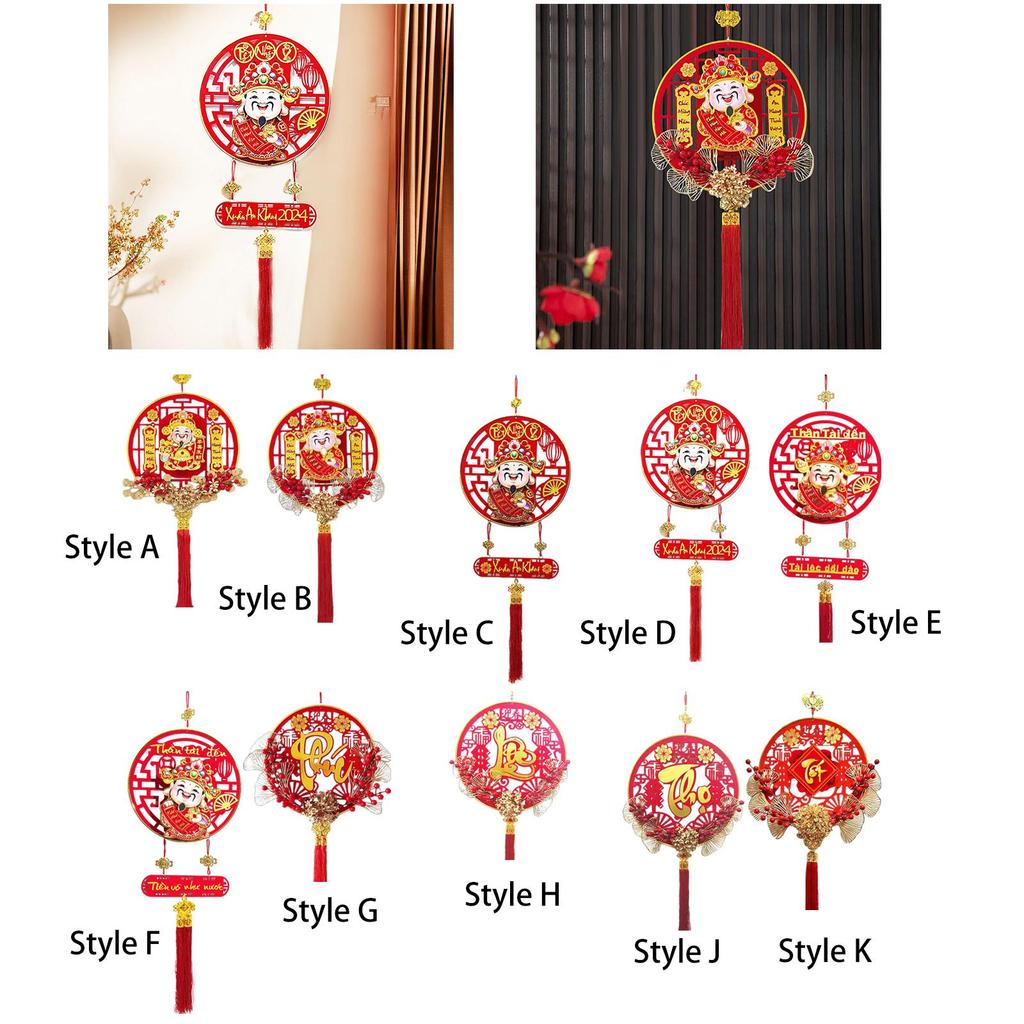 Festive Hanging Decoration with Lunar Year Blessings