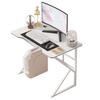40 Inch Gaming Desk, Ergonomic Computer Desk with Large Carbon Fiber Desktop, Gamer Workstation PC Table for Home,