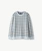 STCO Houndstooth Pattern Knit Blue (Semi-Oversized Fit)_Sktva51Ncl