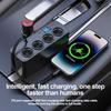 120W USB Car Charger with Retractable Cable QC3.0+PD30W Quick Charging Power Adapter USB Phone Charger 12V 24V Car Cigarette Lighter Splitter