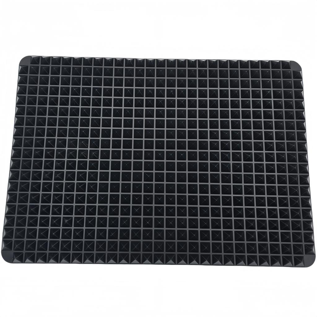 Silicone Large Size Non-Stick Pyramid Cooking Mat for Baking, Microwave Oven, and Pastry - Easy Cleanup and Durable