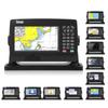 GPS Chart Plotter Satellite Navigator Transponder with GNSS Antenna Dual Map System IP65 for Marine Boat