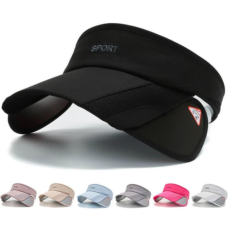 Empty top hat Retractable sun hat Spring and summer sun protection hat Cycling sun hat Large brim hat