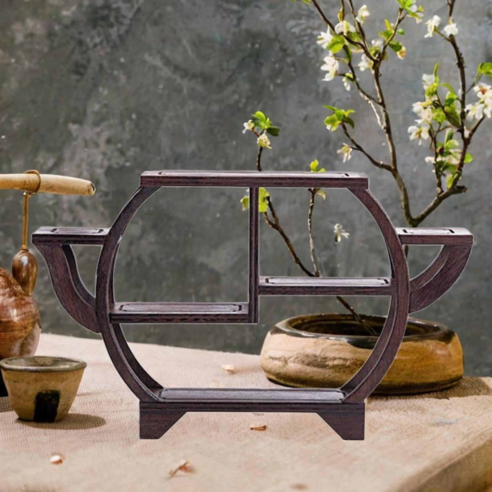 

Подставка для растений из дерева в деревенском стиле для декора дома и офиса Style A