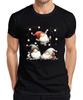 Christmas Elf String Lights Cute Scandinavian Gift Mens T-Shirt-