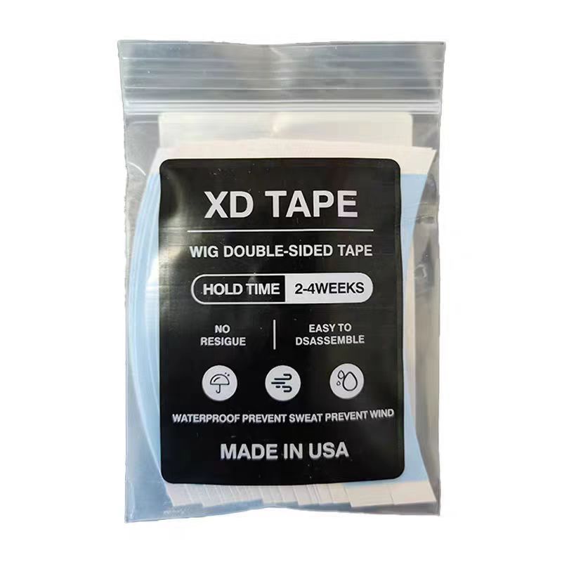 

Wig Film Waterproof Anti-Sweat High-Adhesive Seamless Invisible Wig Special Nail Tip Biological Double-Sided Adhesive XD Glue Complete Collection XD blue glue (black packaging) 1 package