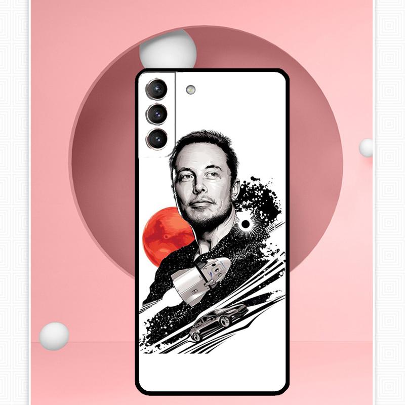 

Чехол Илона Маска для Samsung Galaxy S23 S24 Ultra S8 S9 S10 S22 Plus Note 10 20 Ultra S20 S21 FE Galaxy S10