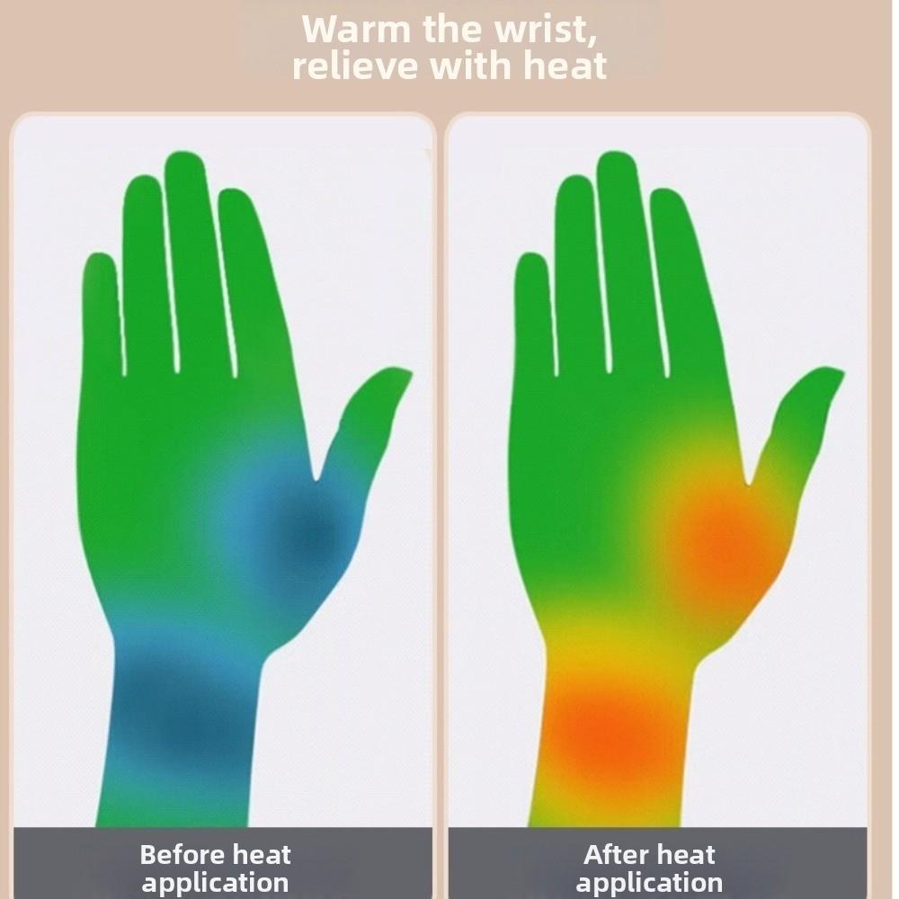 Portable Wrist Massager with Heating Function Wrist Support Brace Daily Relaxation