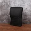 7.5" Leather Phone Pouch phone bag men wear leather belt mobile phone fanny pack for shoulder bag holster leather Mini Men's bag
