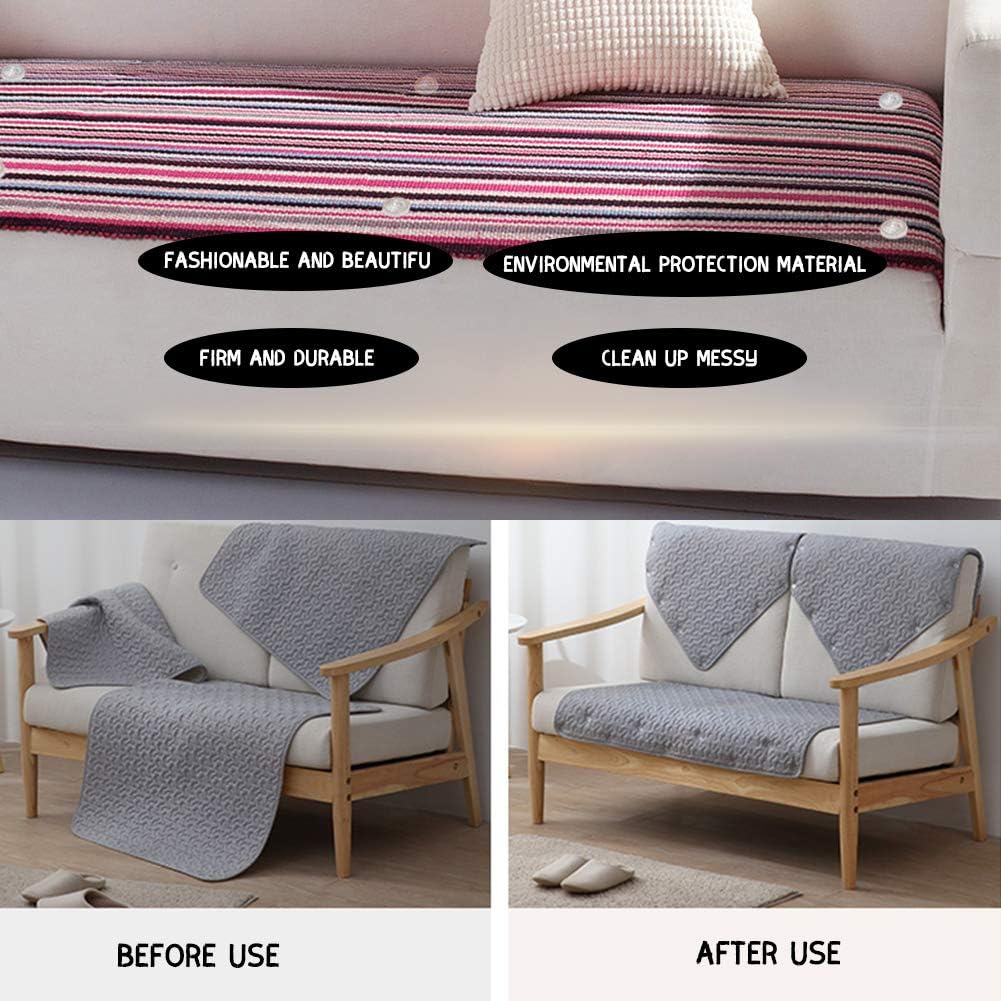 LUNARM 40 PCS Upholstery Tacks Clear Heads Twist P with Storage Box, 2 Styles Bedskirt Tacks P for Upholstery, Slipcovers, and Bedskirts Decoration