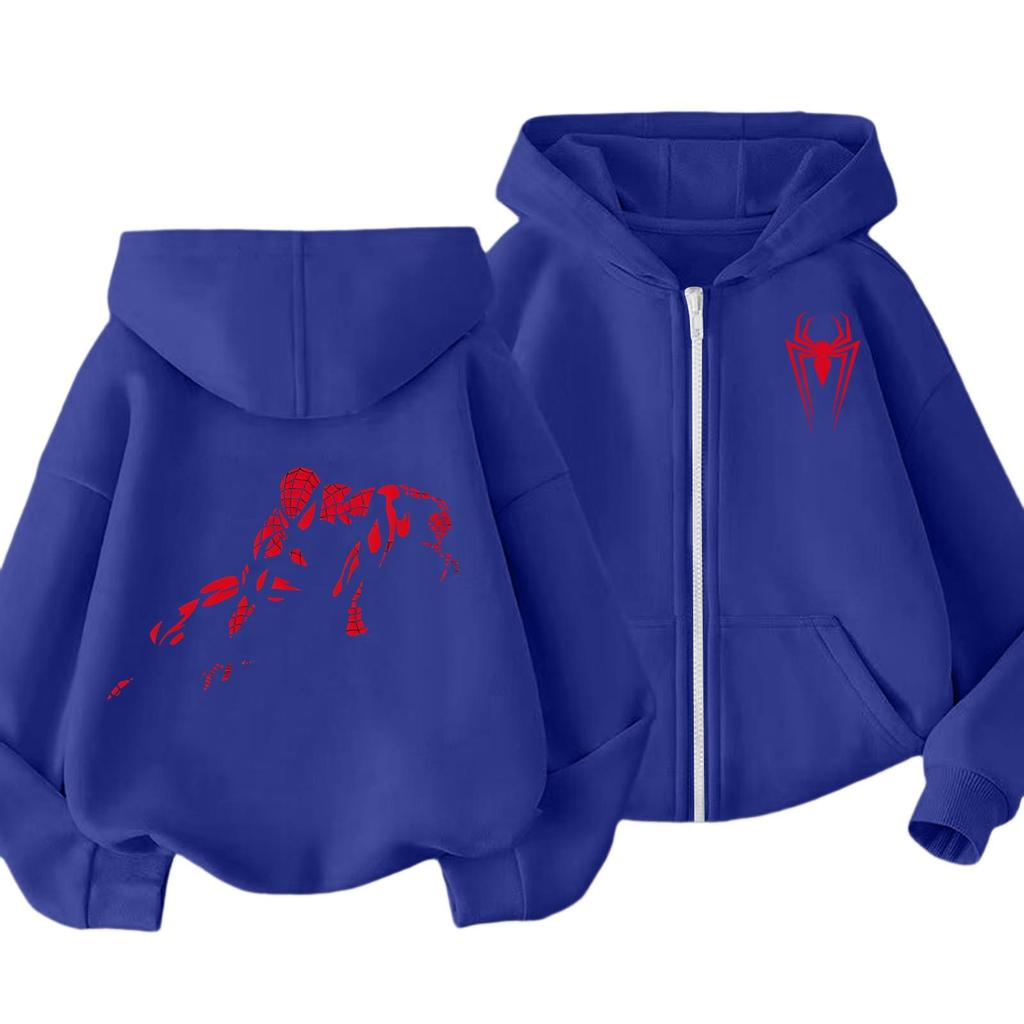 Children's Hooded Pullover Long Sleeve Jacket for Everyday Wear