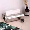 Elegant Curved Stainless Steel Tissue Box Simple Nordic Style Durable Surfaces Easy Refill Paper Holders Home Decors