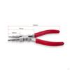 3 Pieces Nylon Jaw Pliers Carbon Steel FlatTip Jewelry Rust Resistant Craft Tool for Wire