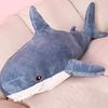 Stuffed Shark Toy Large Size Breathable Non-shedding Vibrant Stuffed Animal Cushion Toy for Sofa Decor