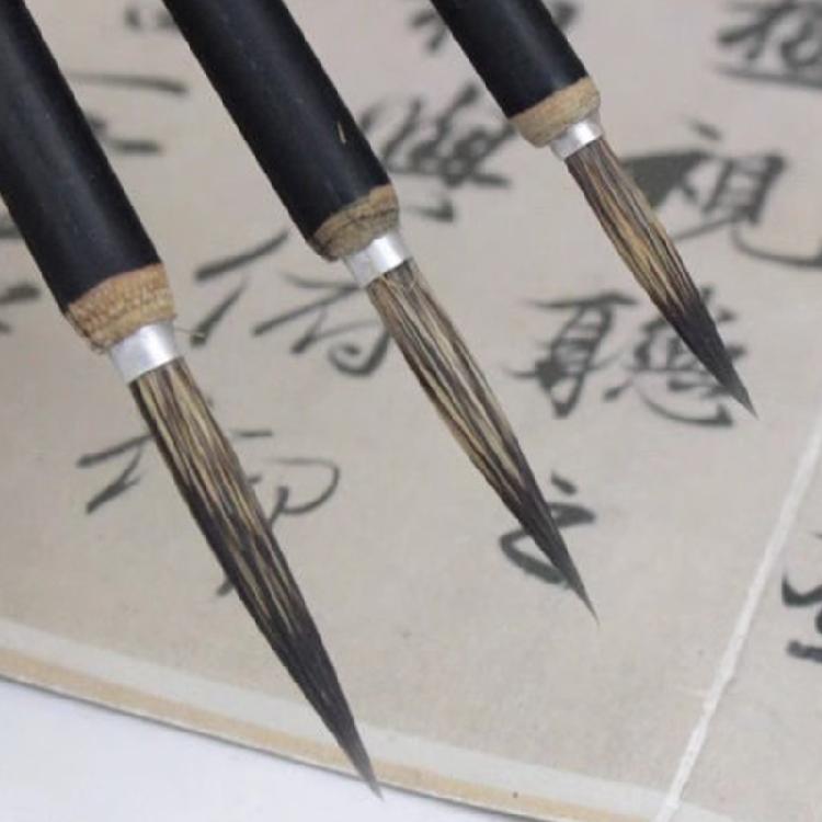 3Pcs Chinese Calligraphy Brush Sumi Drawing Brushes for Beginner Chinese Calligraphy Practice Inks Painting Sketching