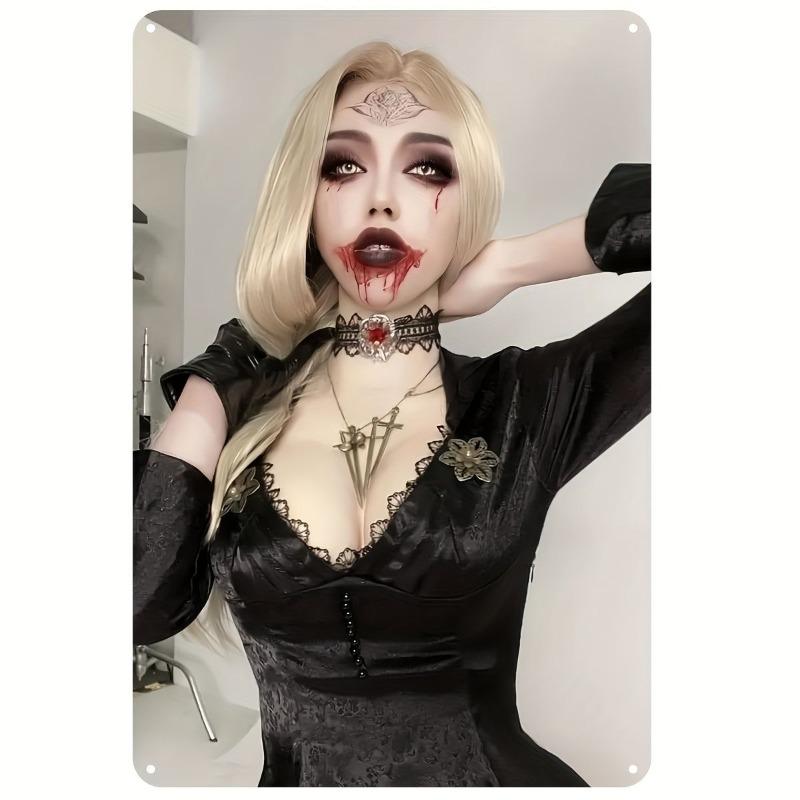 Halloween Metal Tin Sign Wall Decor 20x30cm