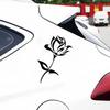 Beautiful Rose Flower Car Sticker - Enhance Your Vehicle's Look with a Waterproof Vinyl Decal!