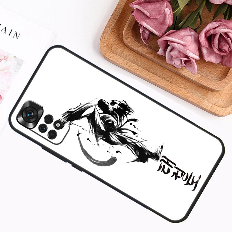 Kung Fu Taekwondo Karate Case For Xiaomi Redmi Note 9 10 11 12 13 14 Pro 9S 10S 11S 12S Redmi 14C 13C 10C 12C Cover