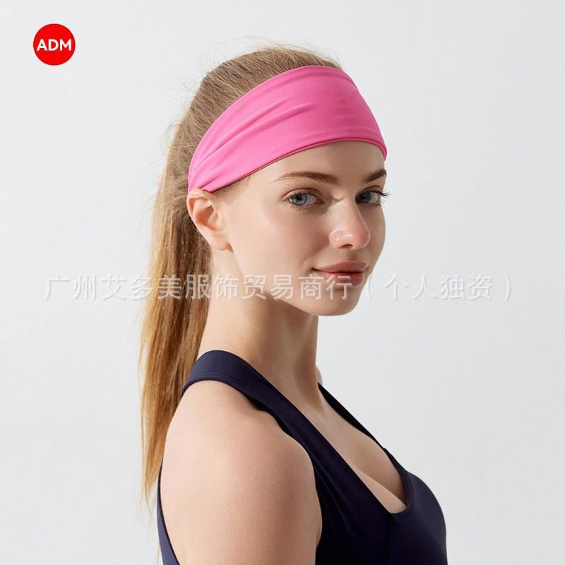 Moisture-Wicking Sport Headband Yoga Running Fitness Women Hair Tie Sweatband Lightweight Accessory