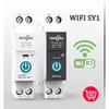 TUYA WIFI Smart Circuit Breaker energy meter 1P 16A DIN Rail for Smart Home wireless Remote Control Smart Switch by APP TONGOU