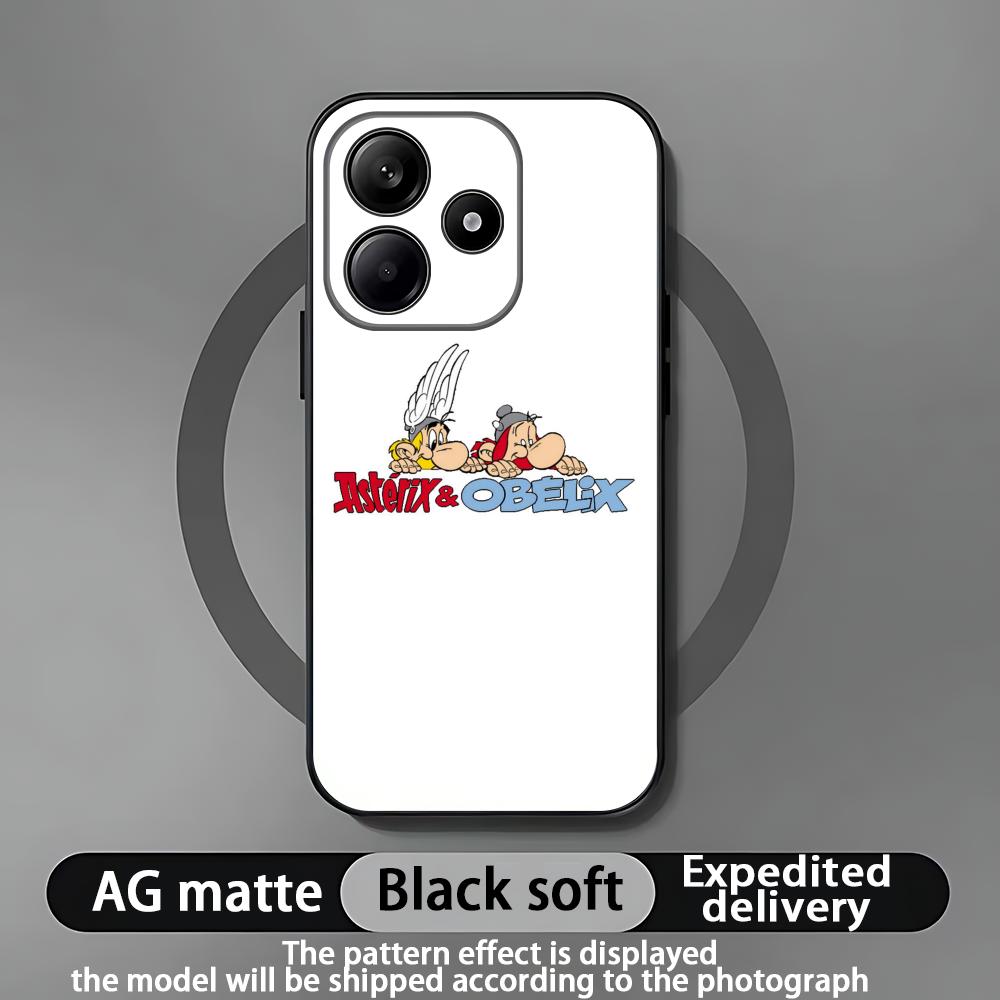 

A-Asterix Phone Case For Xiaomi Redmi Note 14 13 12 11 Pro Plus S 5G 4G Soft Black Phone Cover Redmi Note 14 Pro 4G (Global)